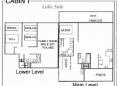 Cabin 1 floor plan  -2
